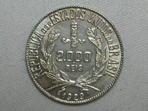 2.000 Réis - 1929 - prata - sob/Fc