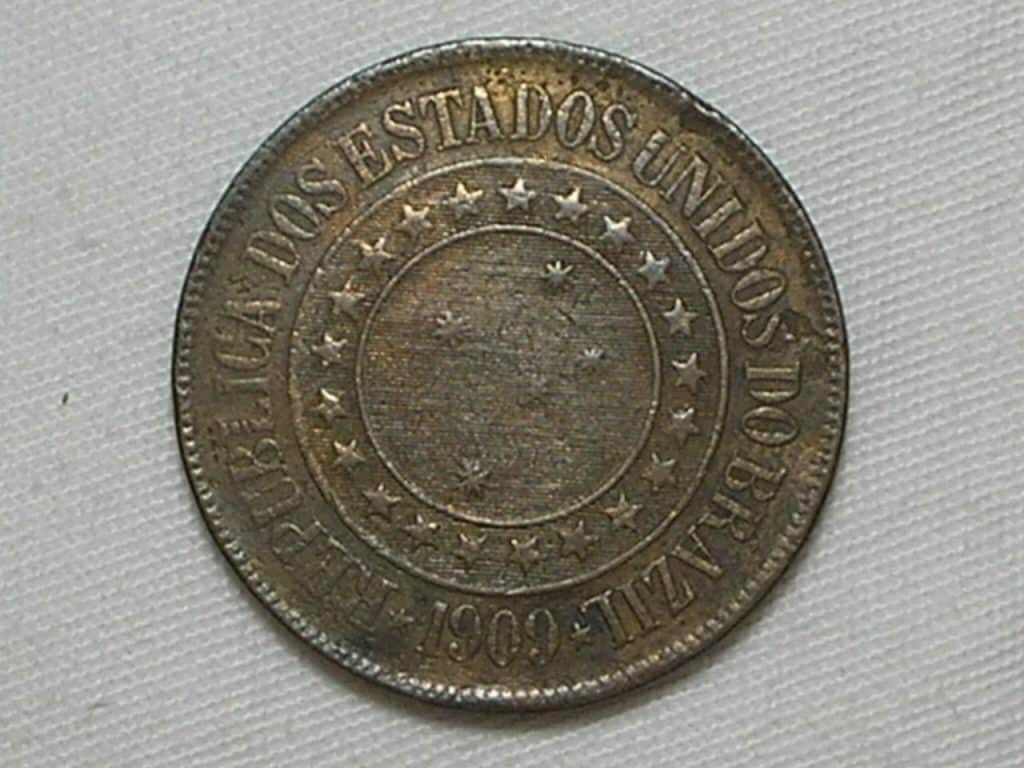| Casa do Colecionador 40 Rs. 1909 bronze - mbc