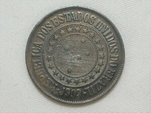 40 Rs. 1909 bronze - soberba - bonita