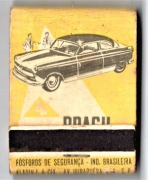 Caixa De Fosforos - Auto Brasil - Carros e Caminhões - São Paulo - ( SP ) - Anos 50