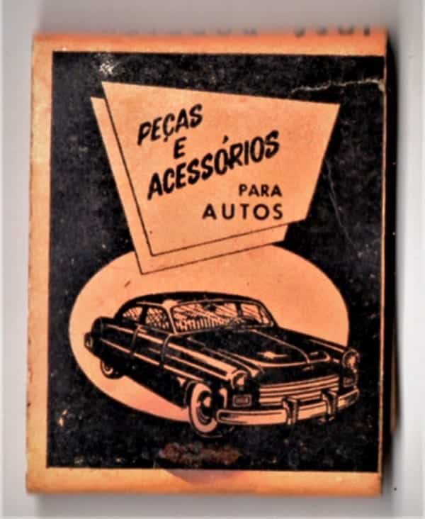 Caixa De Fosforos Auto Mecanica Zezinho - Especializada em Hidramaticos - Anos 50 - Filuminismo