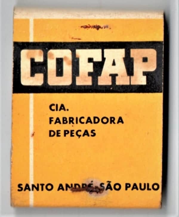 Caixa De Fosforos COFAP - Anos 50 - Filuminismo
