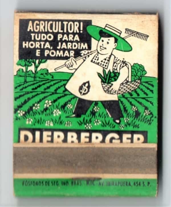 Caixa De Fosforos Dierberger Agro Comercial - São Paulo ( SP ) - Anos 50 - Filuminismo