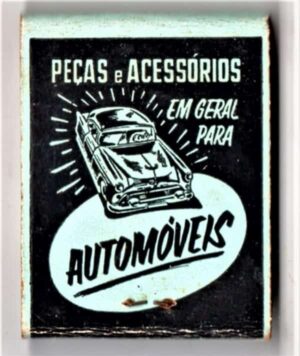 Caixa De Fosforos - Fornecedora de Acessórios Ltda - Peças Para Automóveis - Curitiba ( PR ) - Anos 50