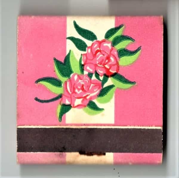 Caixa De Fosforos - Tema Flores - Anos 50 - Filuminismo