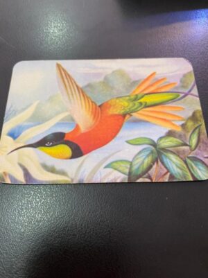 Calendário de Bolso (Tema Animais - Aves) Ano 1986