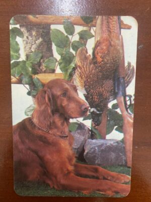Calendário de Bolso (Tema Animais - Cachorros) Ano 1986