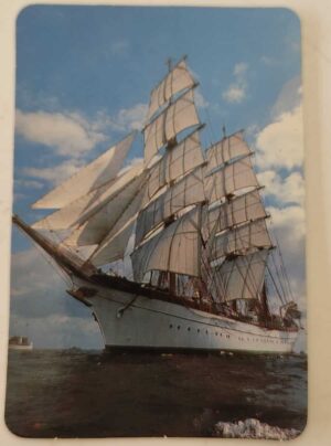 Calendário de Bolso (Tema Barcos, Navios e Caravelas) - Ano 1989