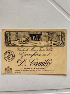 calendário de Bolso (Tema Bebidas) Ano 1983