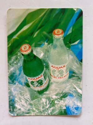 Calendário de Bolso (Tema Bebidas) Ano 1986