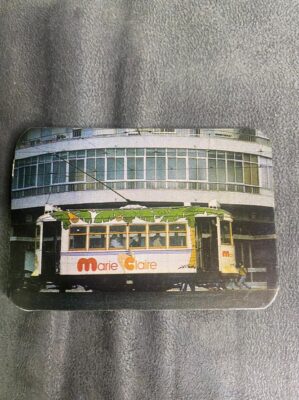 Calendário de Bolso (Tema Bonde) Ano 1986