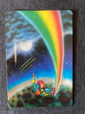 Calendário de Bolso (Tema Desenhos) Ano 1991