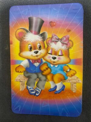 Calendário de Bolso (Tema Desenhos) Ano 1994