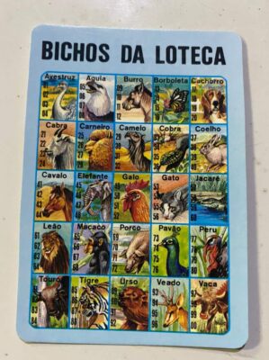 Calendário de Bolso (Tema Loteria) Ano 1999