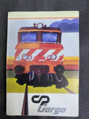 Calendário de Bolso (Tema Trem) Ano 1990