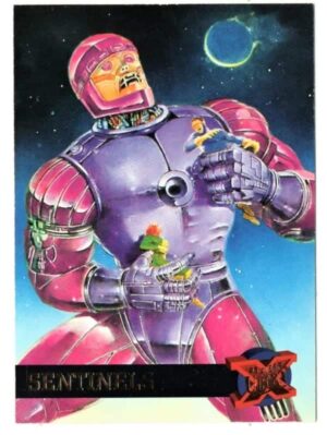 Card Fleer Ultra 95 - Marvel Comics - Nº 42 - Sentinels