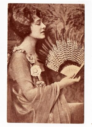 Cartao Postal Antigo - Cinema Mudo - Elsee Ferguson - Anos 1920