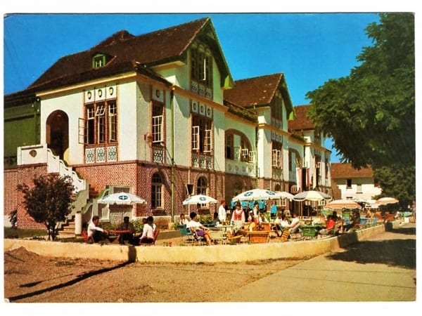 Cartão Postal Blumenau ( SC ) - Restaurante Cavalinho Branco na Alameda Rio Branco - Anos 70