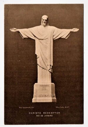 Cartao Postal - Cristo Redentor - Rio de Janeiro - RJ - 1931