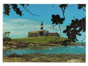 Cartao Postal - Farol da Barra - Salvador - Bahia - Anos 1970 - Mercator