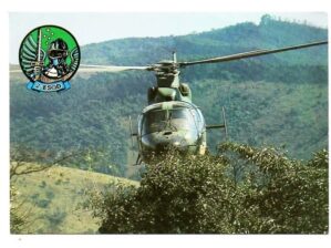 Cartão Postal Helicoptero Panther - Exército Brasileiro