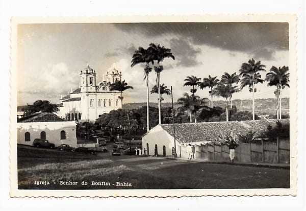 | Casa do Colecionador Cartão Postal Igreja Senhor do Bonfim - Salvador ( BA ) - Anos 50