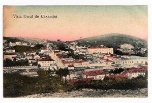 Cartão Postal Vista Geral - Caxambu ( Mg ) - Anos 10