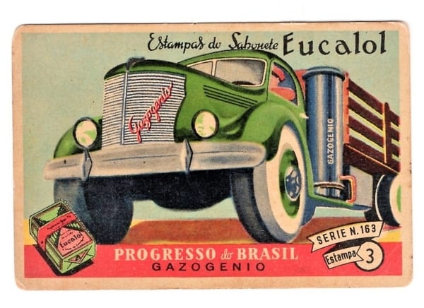 Estampas Eucalol - Progresso do Brasil - Série 163 - Estampa 3 - Anos 40 - Emissão Unica
