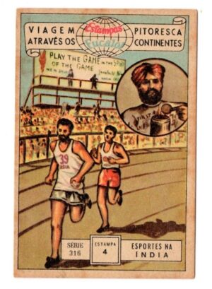 Estampas Eucalol Viagem Pitoresca Através os Continentes - Série 316 - Estampa 4 - Anos 1954