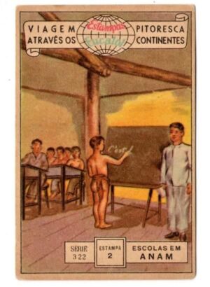 Estampas Eucalol Viagem Pitoresca Através os Continentes - Série 322 - Estampa 2 - Anos 1957