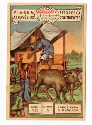 Estampas Eucalol Viagem Pitoresca Através os Continentes - Série 322 - Estampa 5 - Anos 1954