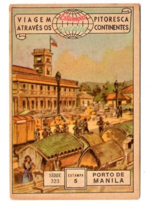 Estampas Eucalol Viagem Pitoresca Através os Continentes - Série 323 - Estampa 5 - Anos 1957