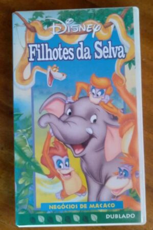 Fita VHS Filhotes da Selva Negócios de Macaco / dublada