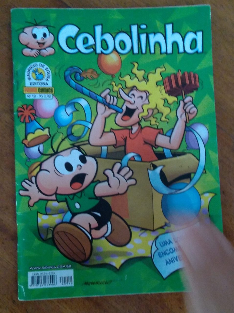 Gibi Panini Cebolinha 10 2007 / Uma louca Encomenda de aniversário.