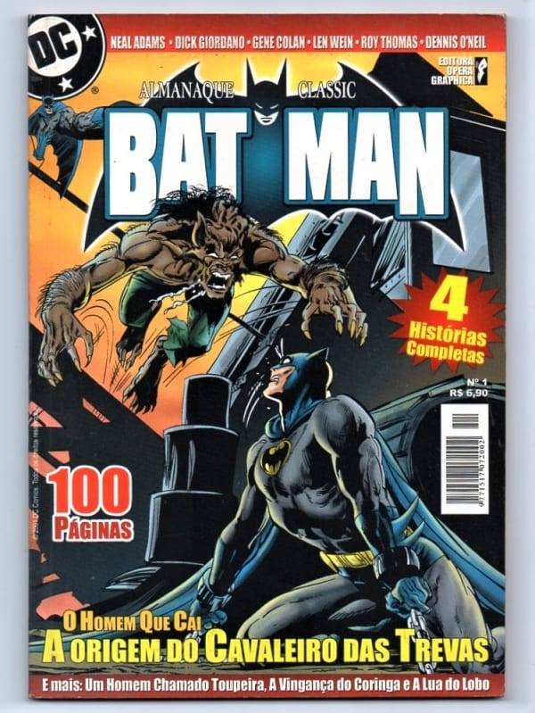 Hq Almanaque Classic - Batman Nº 1 - Editora Opera Graphica