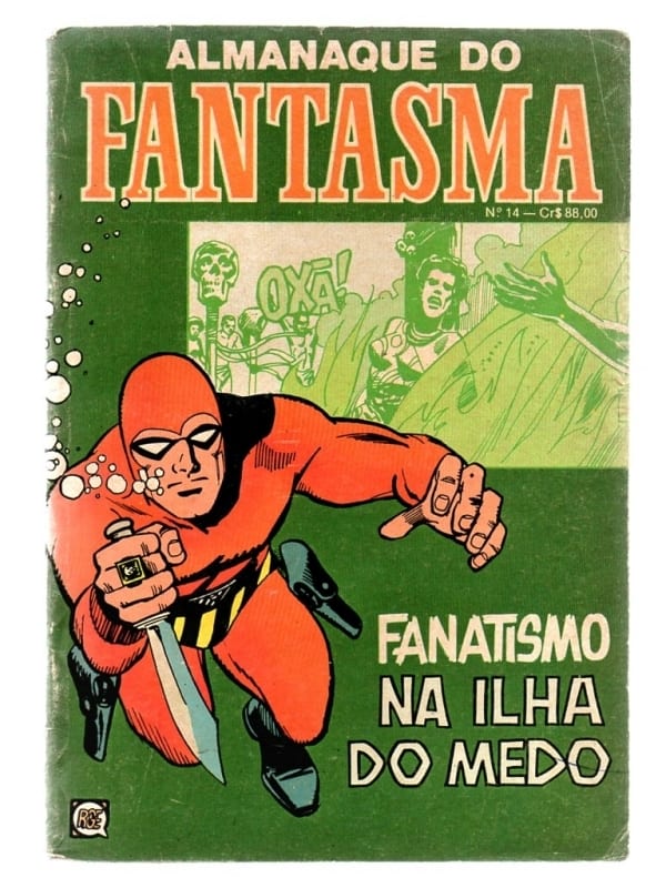 Hq Gibi Almanaque Do Fantasma Nº 14 - Rge - 1981 - Formatinho