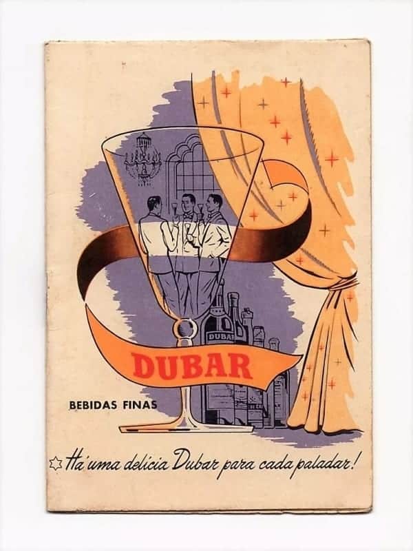 Livreto Promocional Receitas Dubar - Drinks Bolos e Sorvetes - Anos 60