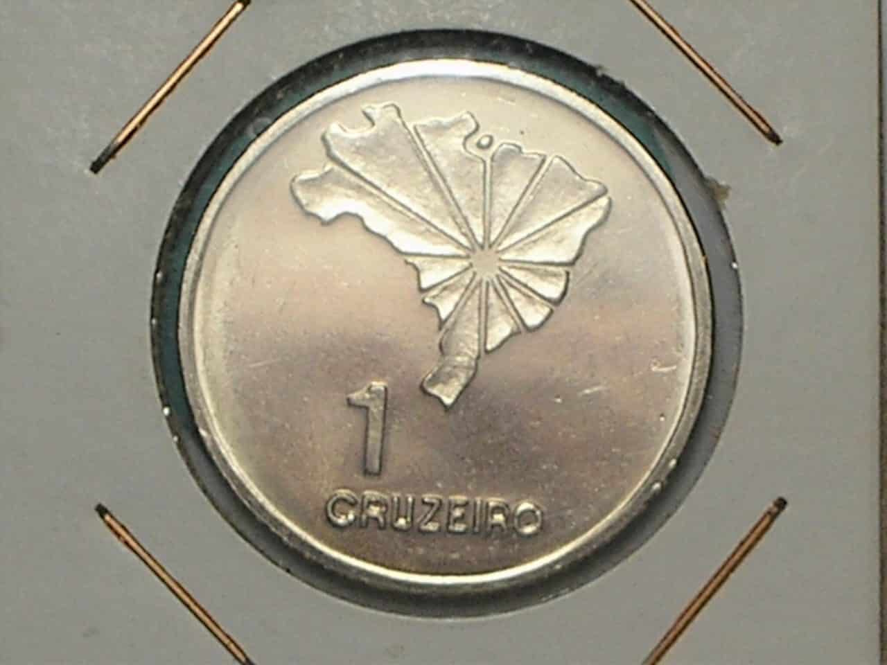 Moeda 1 Cruzeiro - 1972 (( Espelhada)) - Sesquicentenário / Flor de Cunho