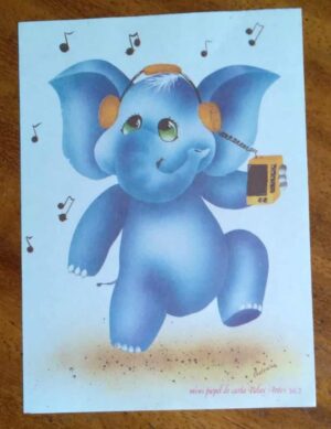 Papel de Carta Decorado Mini / Belas Artes 362