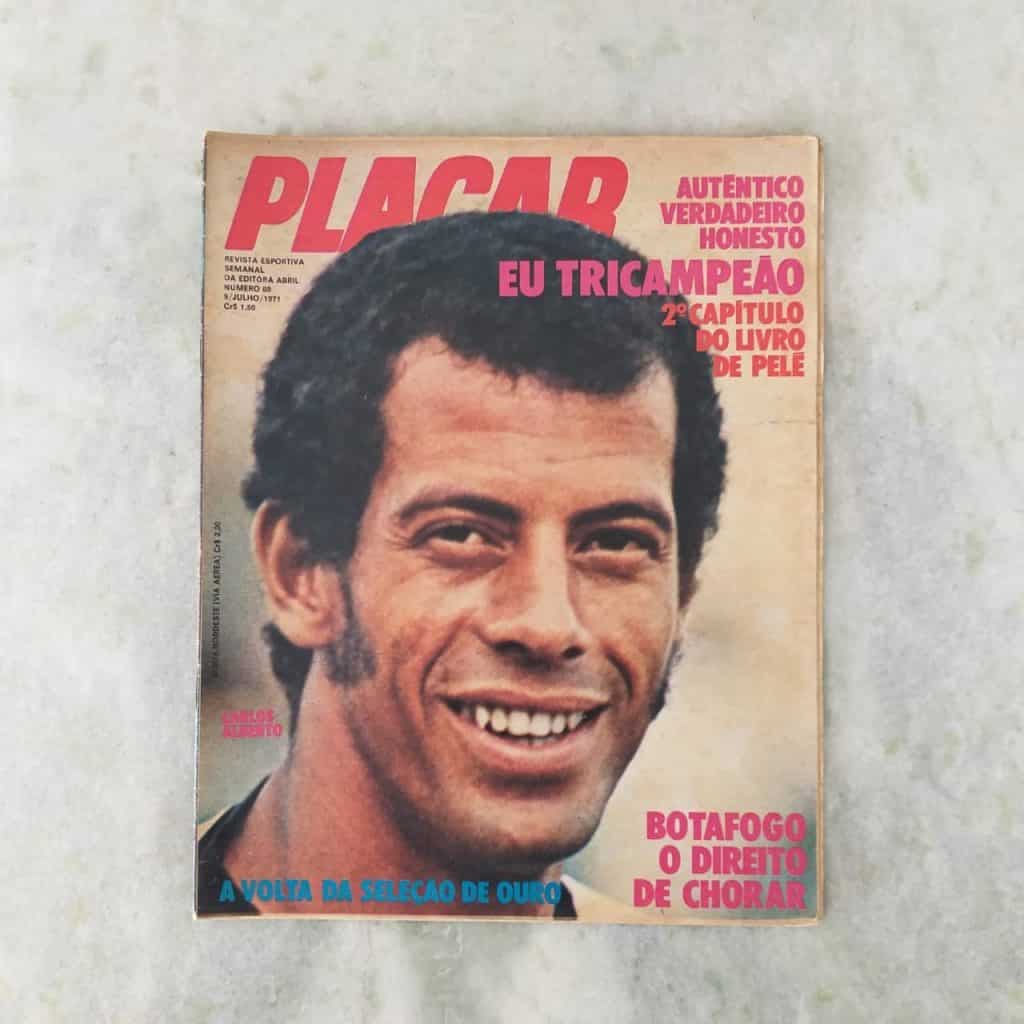 Placar Nº 0069 (Com pôster - São Paulo Bicampeão 70-71) 09 de Julho de 1971 (Revista)
