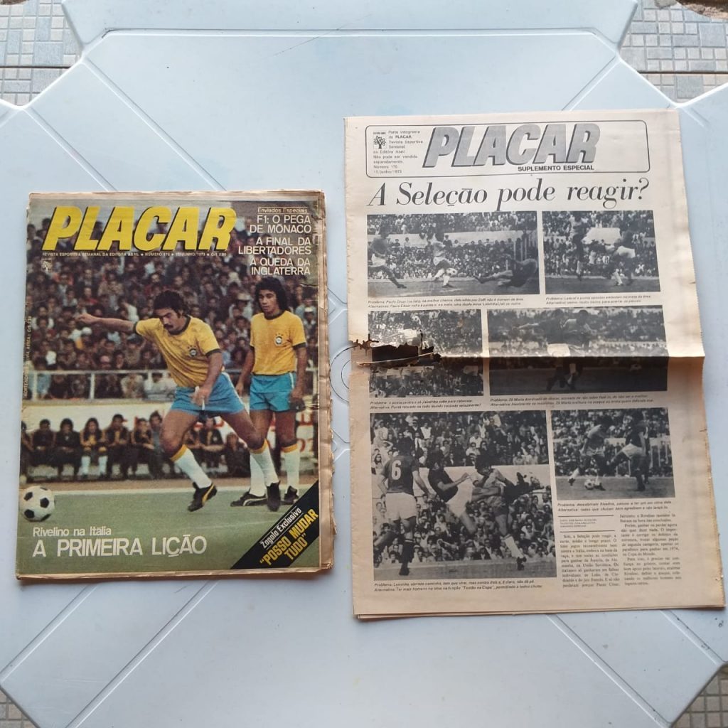 Placar Nº 0170 (Com pôster da Portuguesa de Desportos + Jornal Suplemento) 15 de Junho de 1973 (Revista)