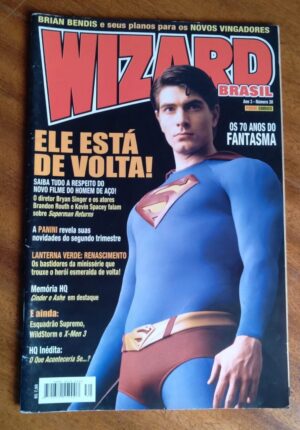 Revista Wizard Brasil 30 2006 70 Anos Do Fantasma Superman Wilder Storm