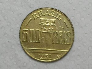 : Rgte Feijó - 500 R.s 1938 - flor de cunho