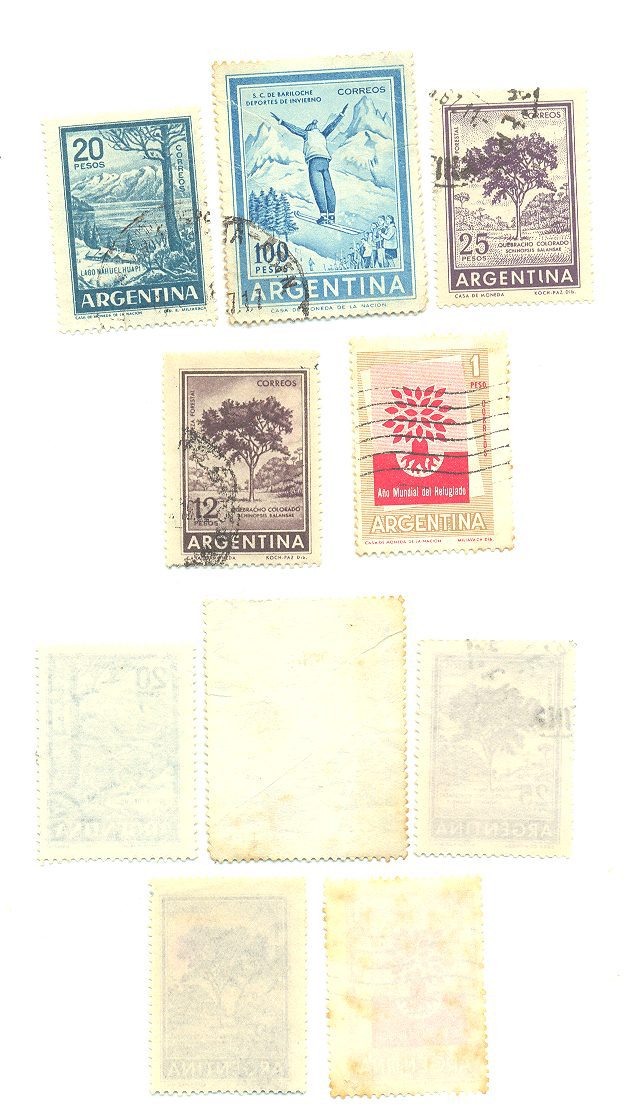 SELOS DA ARGENTINA LOTE 24 .