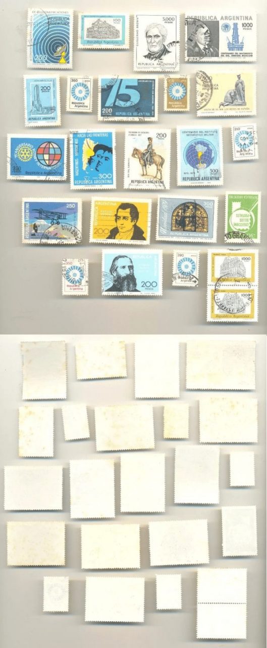 SELOS DA ARGENTINA LOTE 29 .