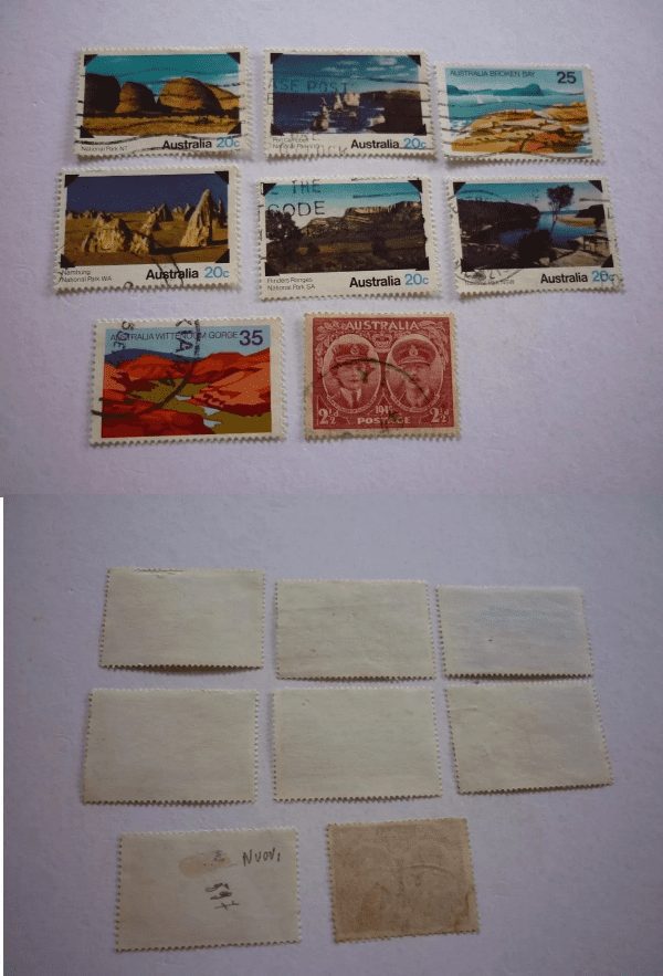 SELOS DA AUSTRALIA LOTE 10