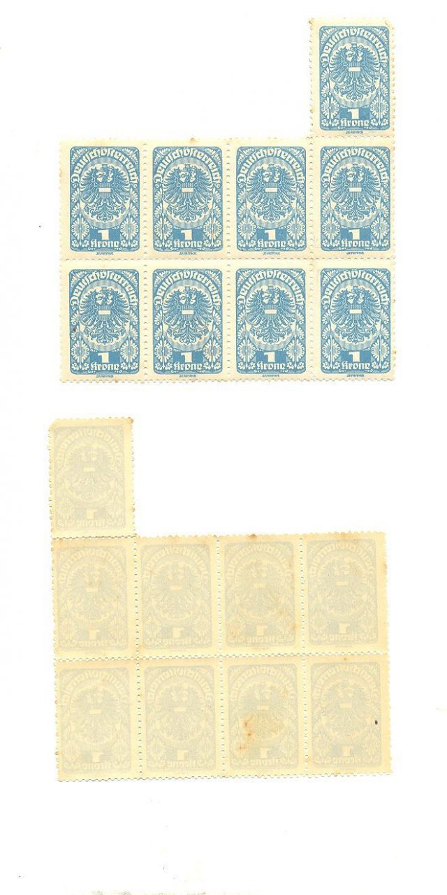 SELOS DA ÁUSTRIA LOTE 89.