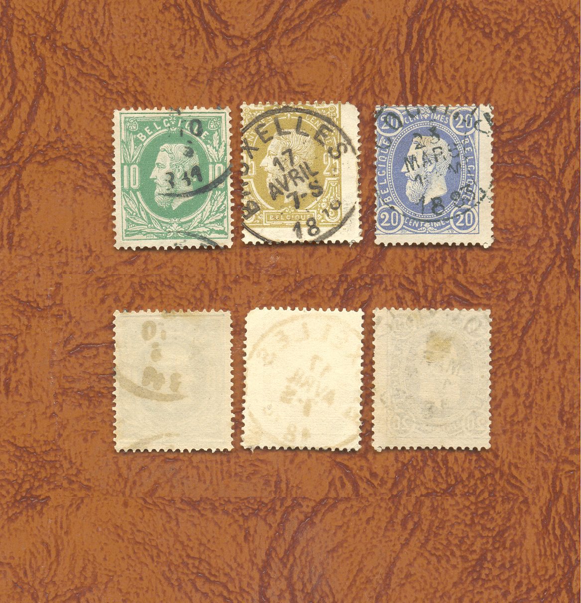 SELOS DA BÉLGICA LOTE 09.