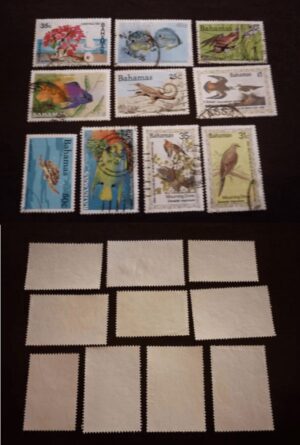 SELOS DAS BAHAMAS LOTE 08 .