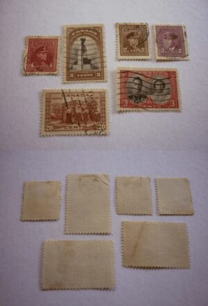 SELOS DO CANADA LOTE 30 .